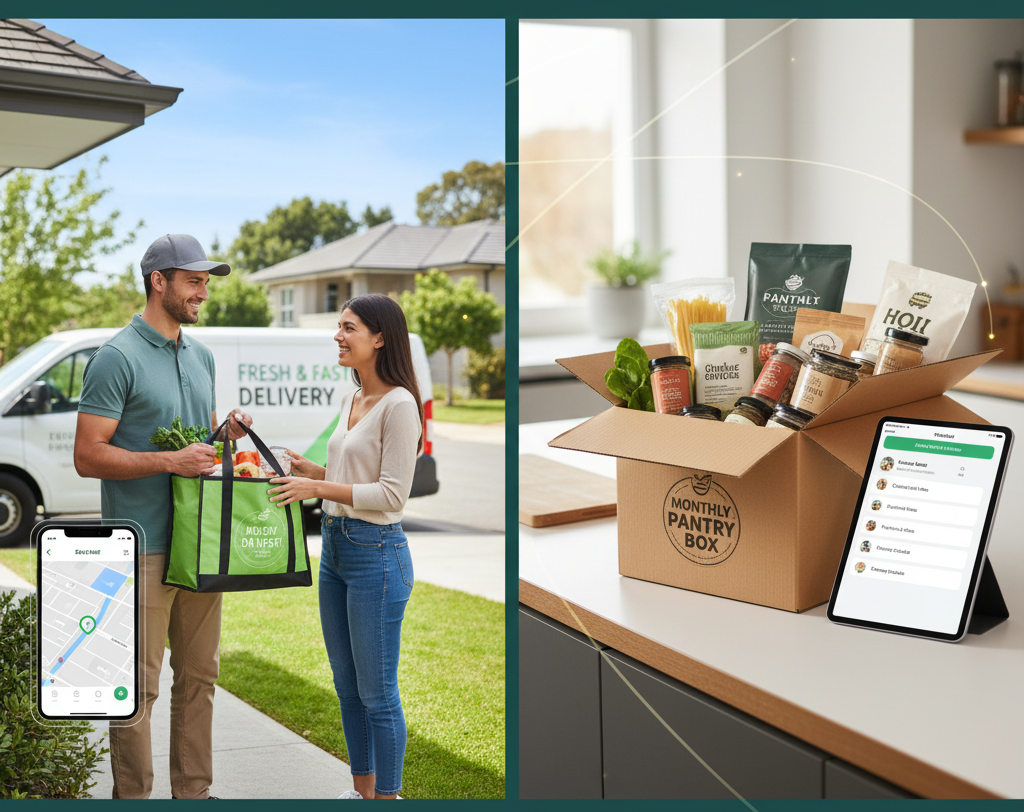 grocery delivery and subscription services